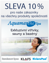 ≈ Exkluzivní vířivky,  vířivé bazény a vany, sauny a wellness ≈ Aquamarine Spa ≈